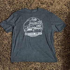 Men's Corvette 1963 Sting Ray Graphic Tee - Gray Heather